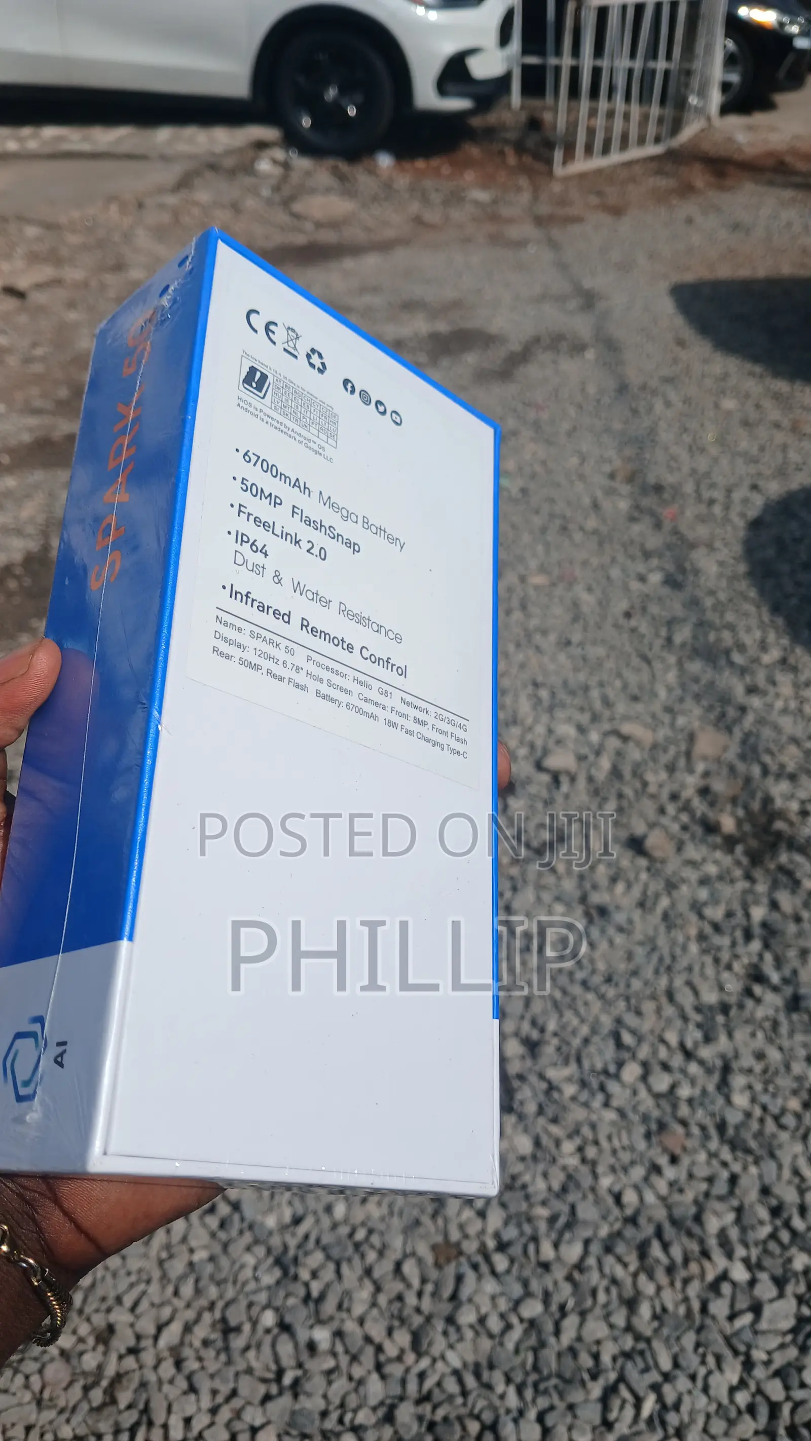 New Tecno Spark 50 128 GB Orange