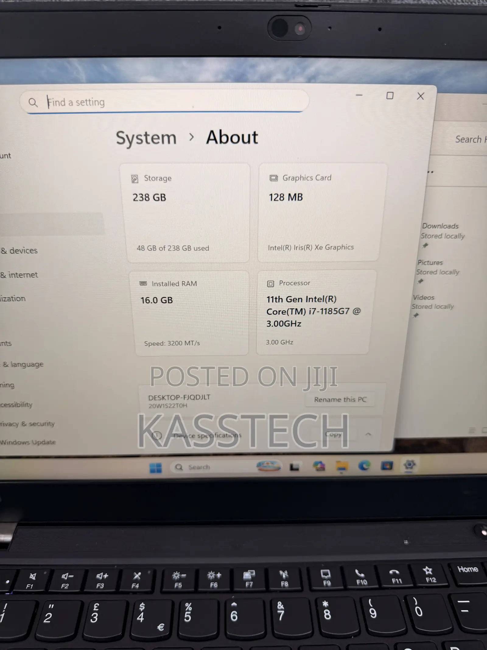 Laptop Lenovo ThinkPad T14 G2 16GB Intel Core i7 SSD 256GB