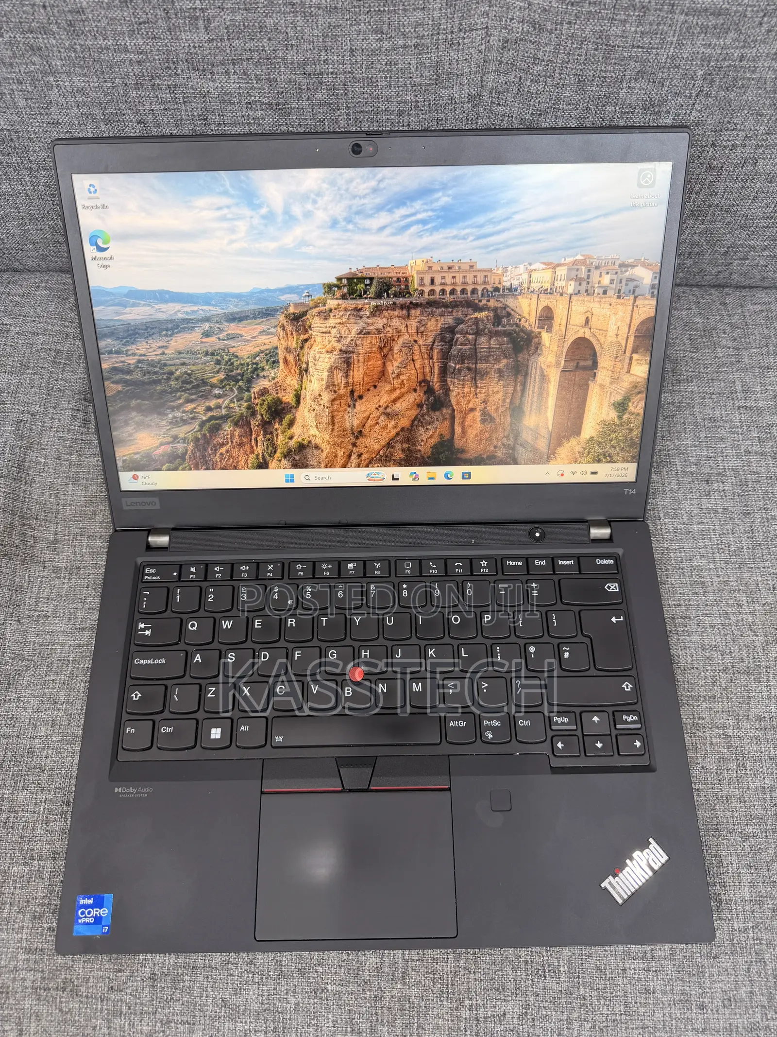 Laptop Lenovo ThinkPad T14 G2 16GB Intel Core i7 SSD 256GB