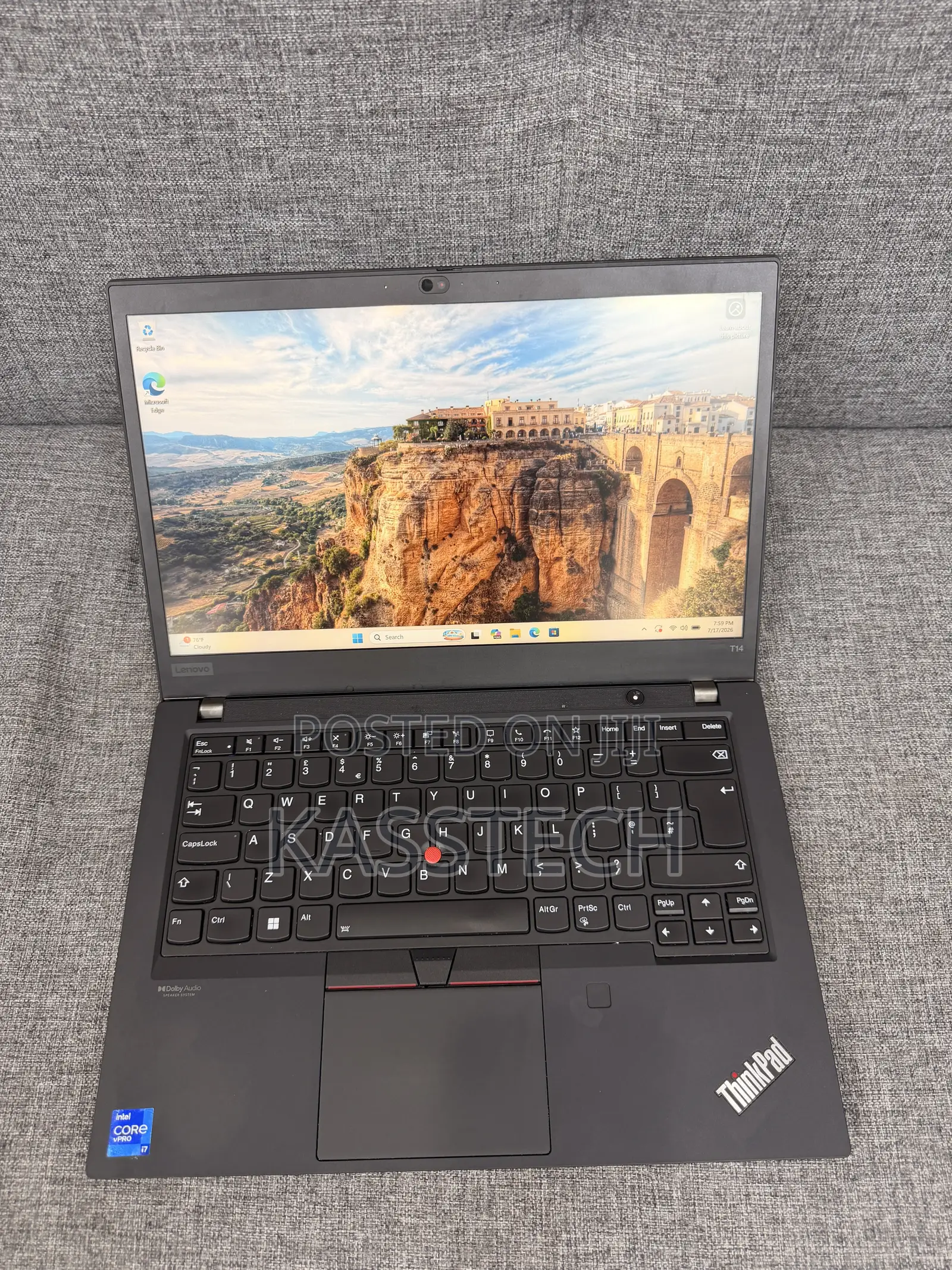 Laptop Lenovo ThinkPad T14 G2 16GB Intel Core i7 SSD 256GB