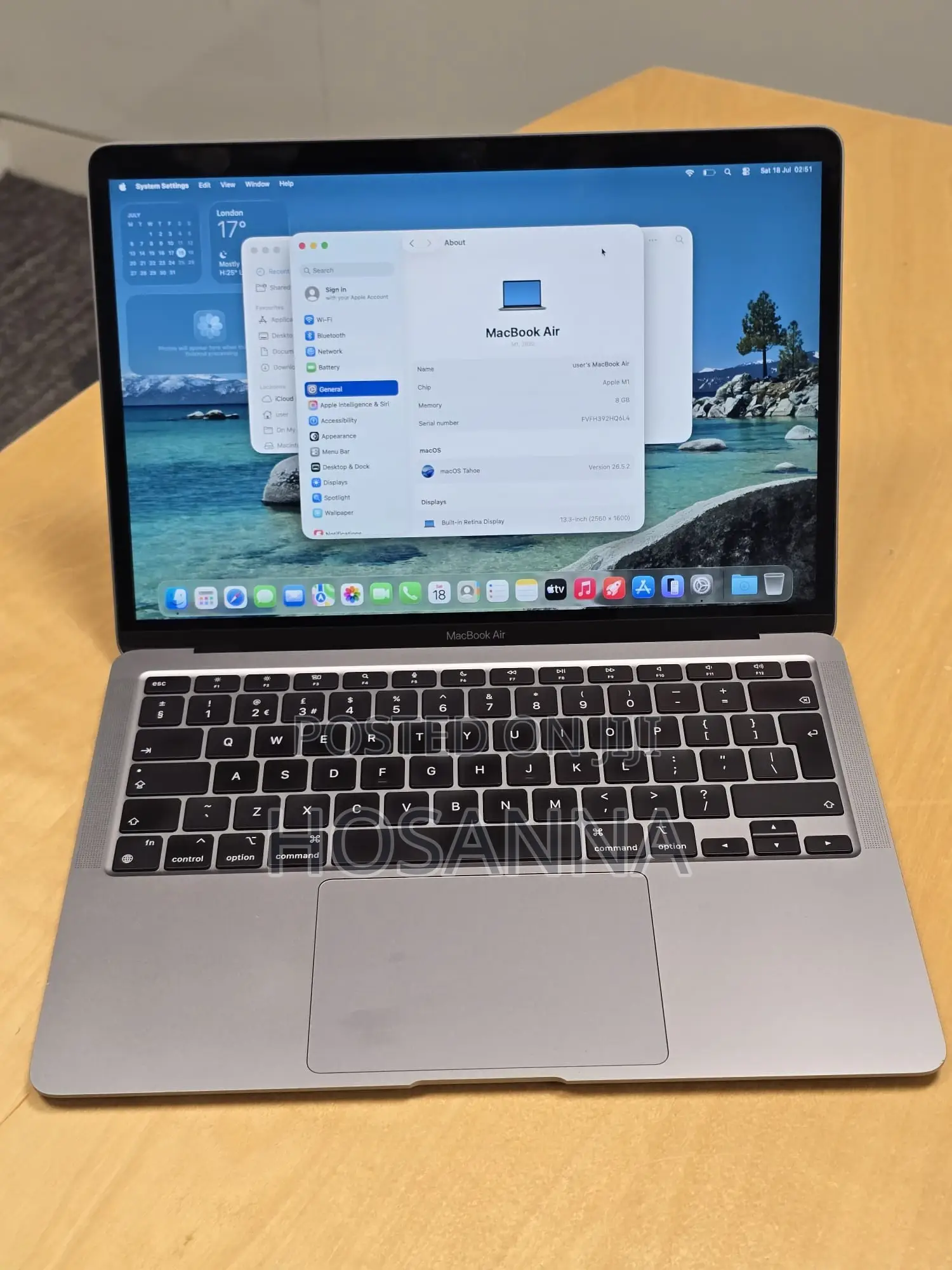 Laptop Apple MacBook Air 8GB Apple M1 SSD 256GB