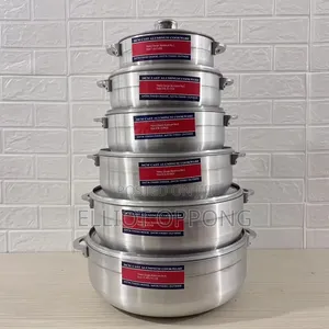 6 Set Aluminium Cookware