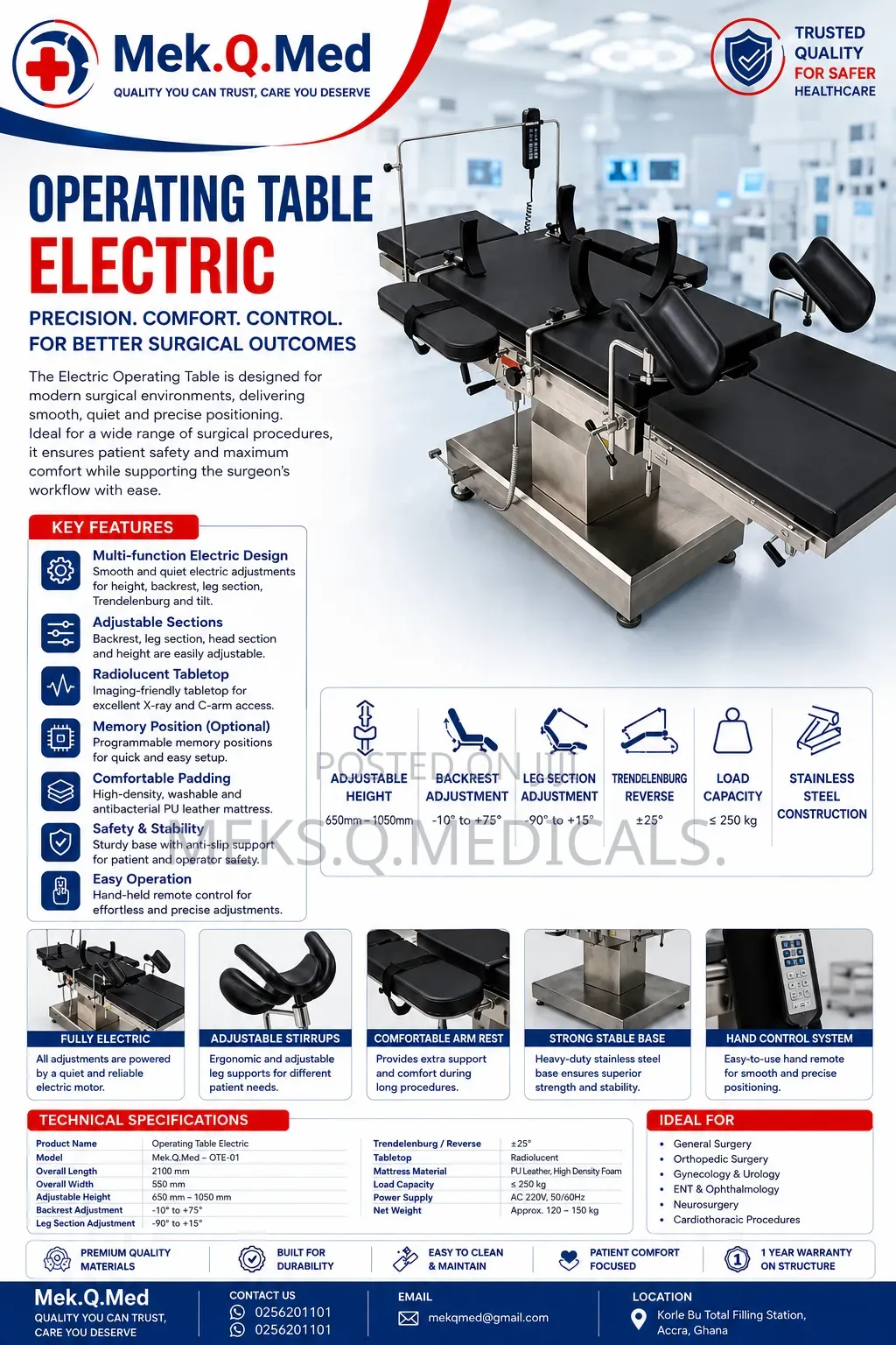 Operating Table ( Electric)