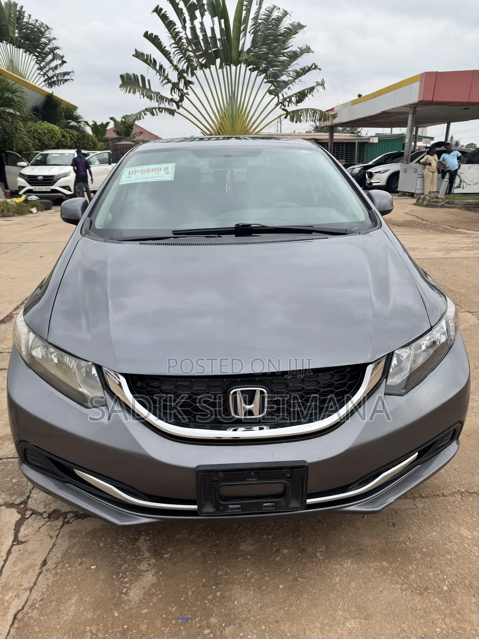 Honda Civic Sedan EX 2013 Gray