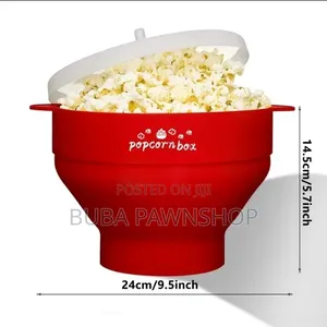 1 X HOTPOR 3L Collapsible Silicone Popcorn Bowl ​