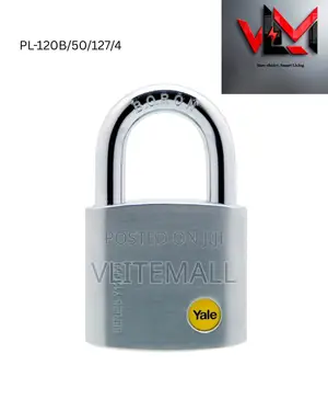 50mm Brass Padlock Sc Pk4 Pl-120b/50/127/4
