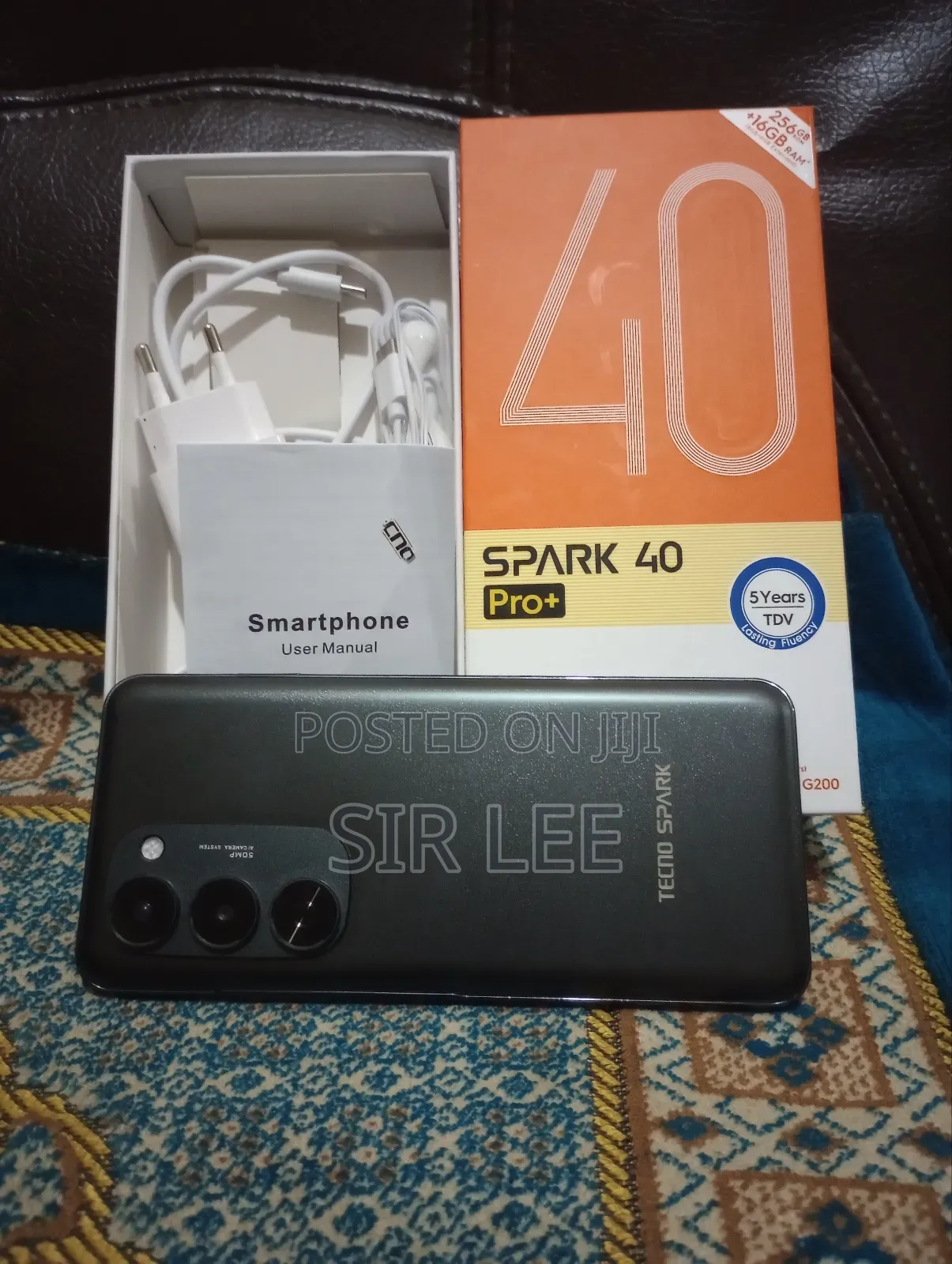 New Tecno Spark 40 Pro+ 256 GB Black