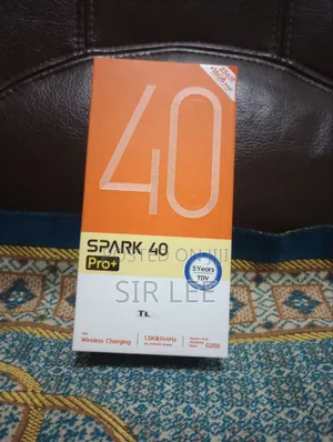 New Tecno Spark 40 Pro+ 256 GB Black