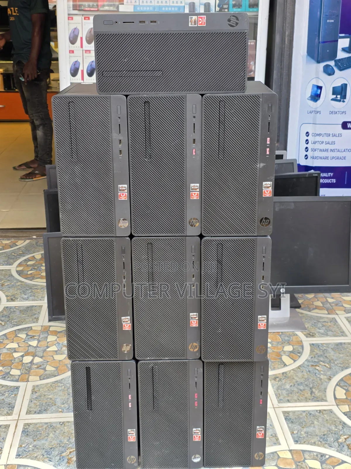 Desktop Computer HP 280 G3 8GB AMD Ryzen 5 SSD 128GB