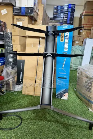 Heavy Duty 2 Tier Column Tower Keyboard Stand