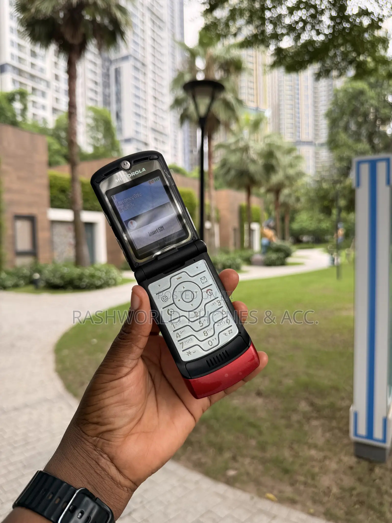New Motorola RAZR V3i Red