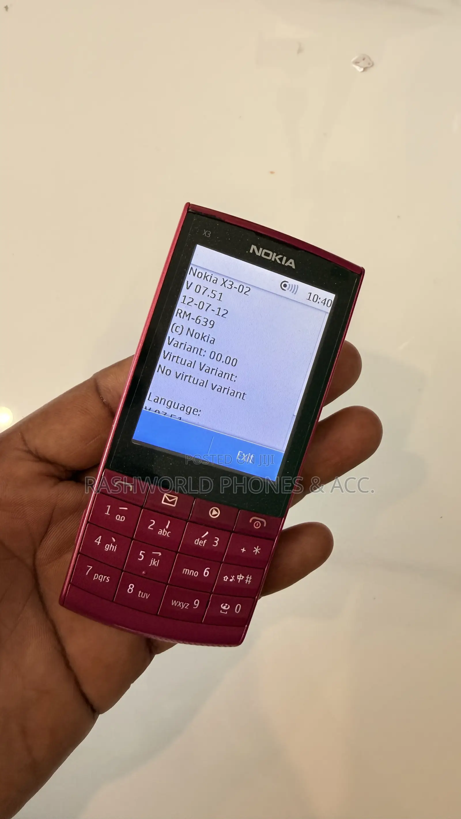 Nokia X3-02 Touch and Type Pink