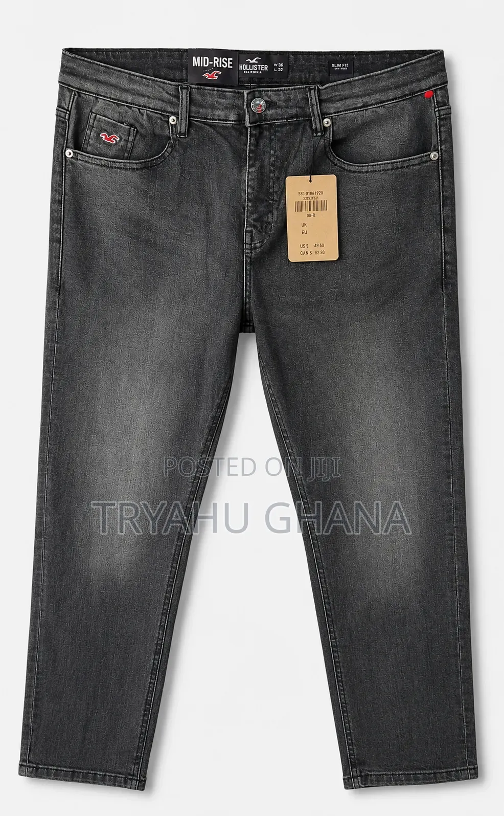 Buy Mid Rise Hollister Men's Jeans Online at Tryahu