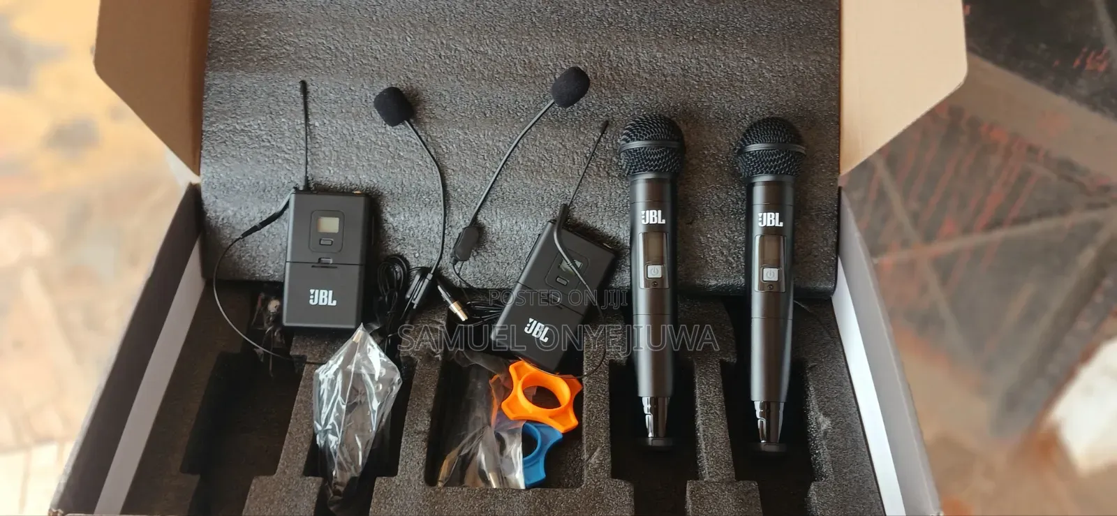 4In1 JBL Wireless Microphone VM-9900 Lapel+Handheld Mic