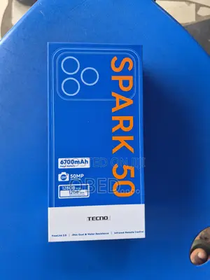 New Tecno Spark 50 128 GB Black