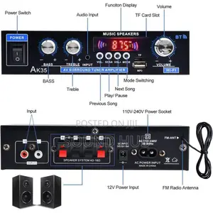 Sound Amplifier 2.0 Channel Mini HiFi