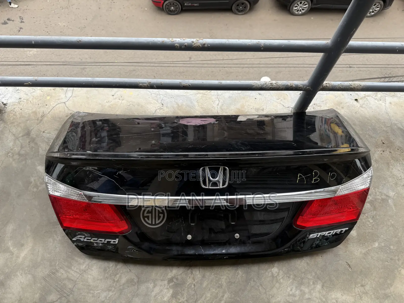2013 2015 Honda Accord Sedan Rear Trunk Lid With Camera Oem
