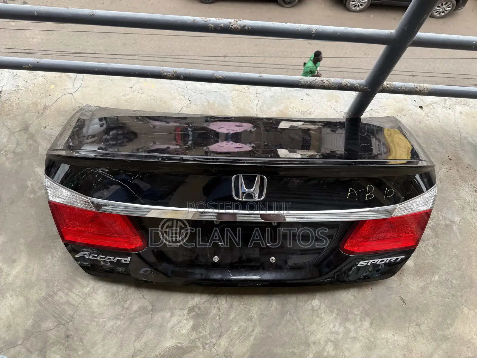 2013 2015 Honda Accord Sedan Rear Trunk Lid With Camera Oem
