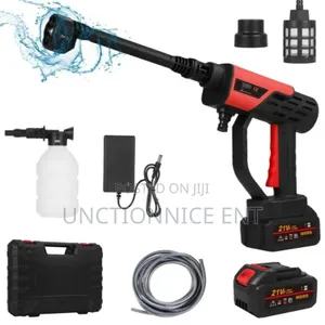 Big Size Higher Pressure Washer, 6-in-1 Nozzle, Big 2 Batteries 21v