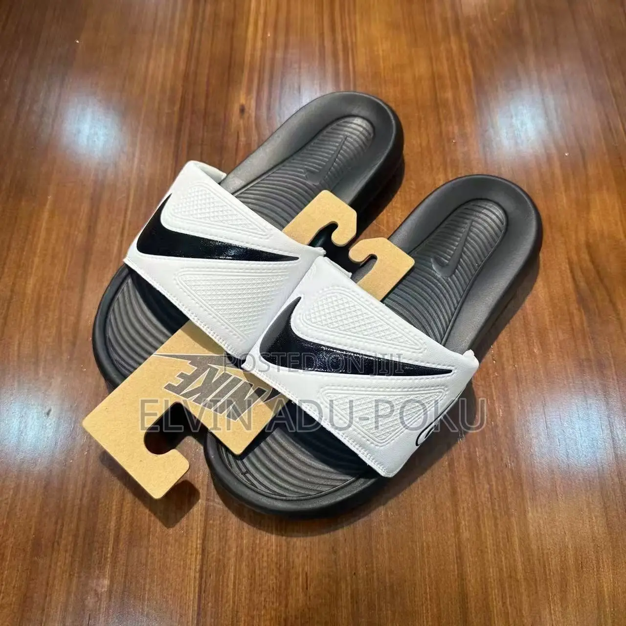 Nike Unisex Victori One Slides “ White Stains” , SWIPE >>>>