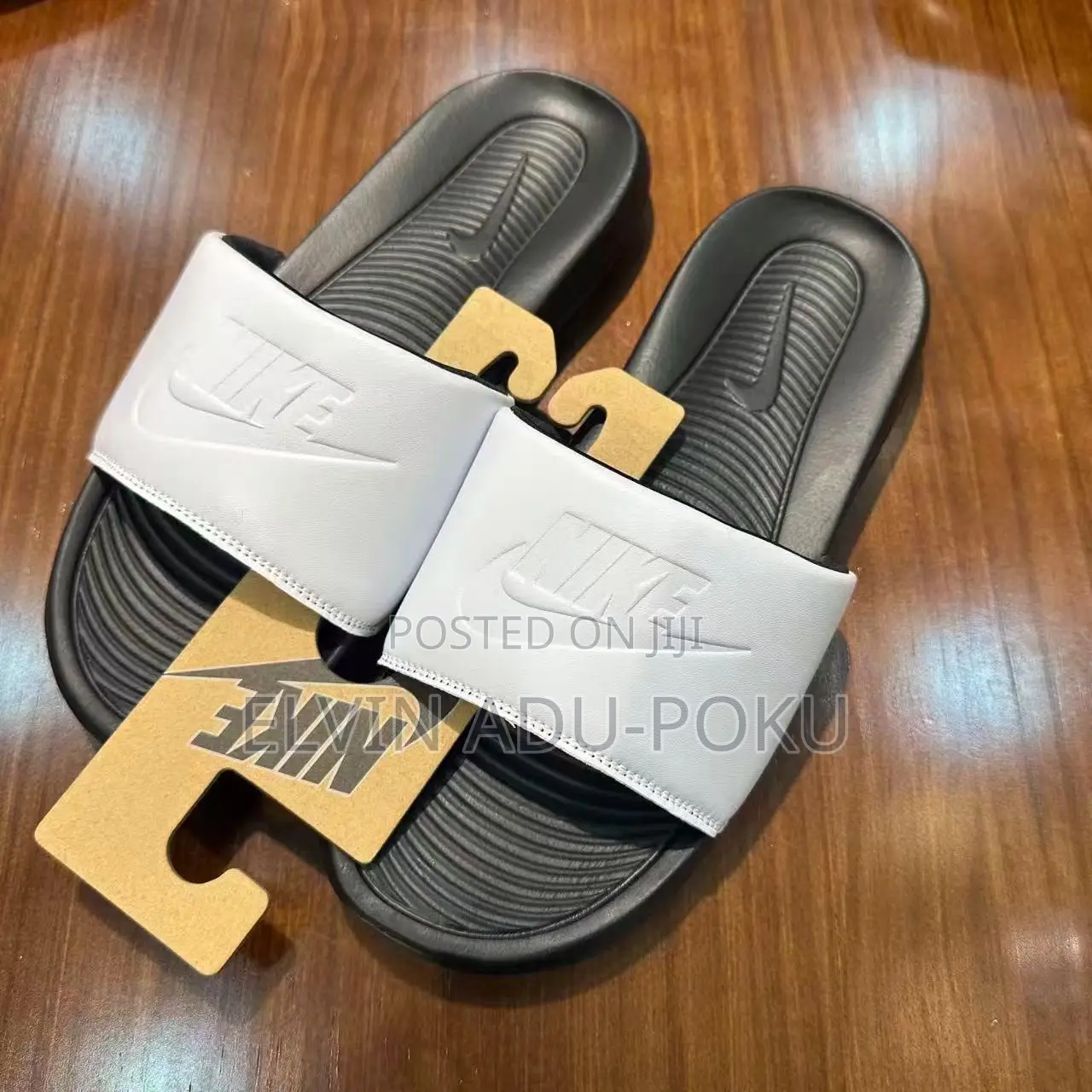Nike Unisex Victori One Slides “ White Stains” , SWIPE >>>>