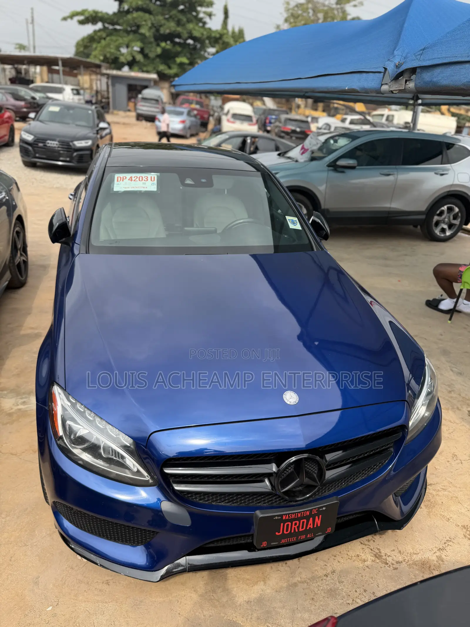 Mercedes-Benz C300 Luxury 4matic Sedan AWD (2.0L 4cyl 7A) 2017 Blue