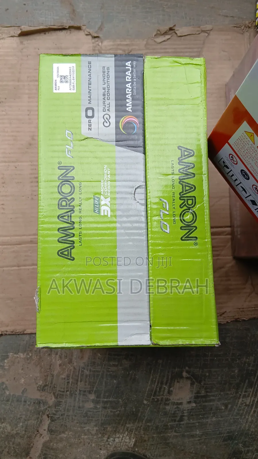 Original Amaron Batteries 17 Plate Flat and Block