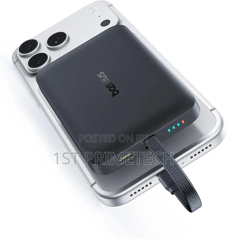 Baseus Magnetic Power Bank 30W 10000mAh With Built-in USB-C Cable