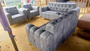 Quality Leather-Material Sofa Set