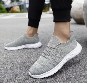 DLWKIPV Mens Trainers Running Walking Tennis Shoes Men Sports