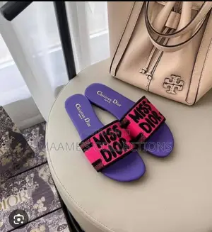 Miss Dior Luxury-Inspired Women’s Slide Sandals / Slippers With Box