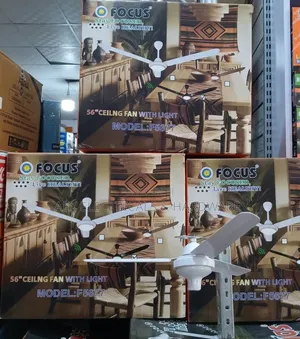 FOCUS 56" Ceiling Fan With Light F5677