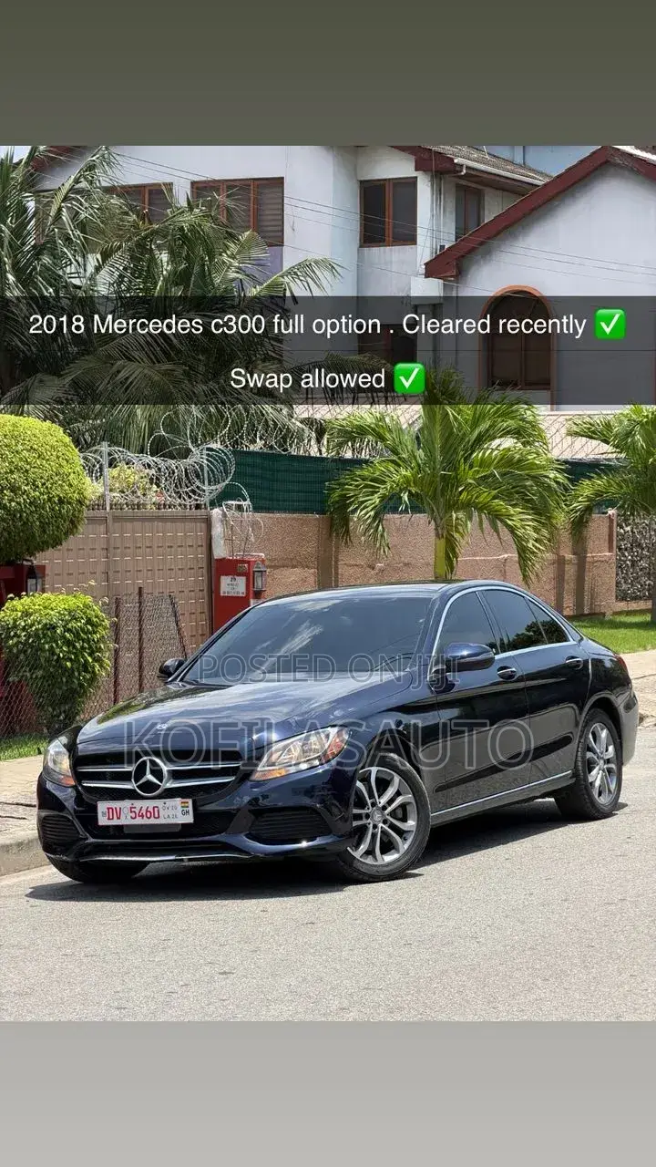 Mercedes-Benz C300 2018 Black
