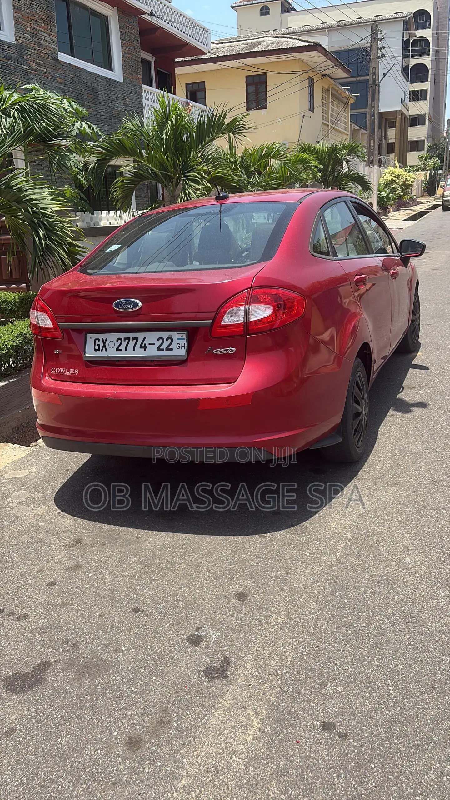 Ford Fiesta SE Sedan 2013 Red