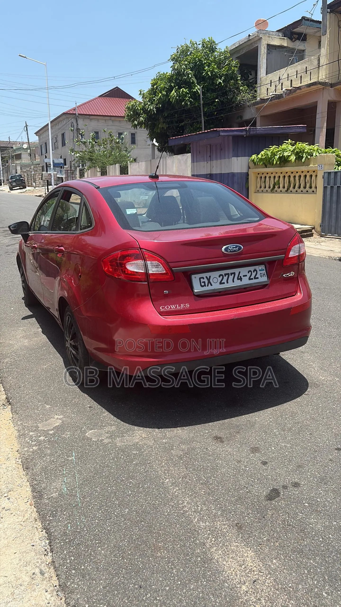 Ford Fiesta SE Sedan 2013 Red
