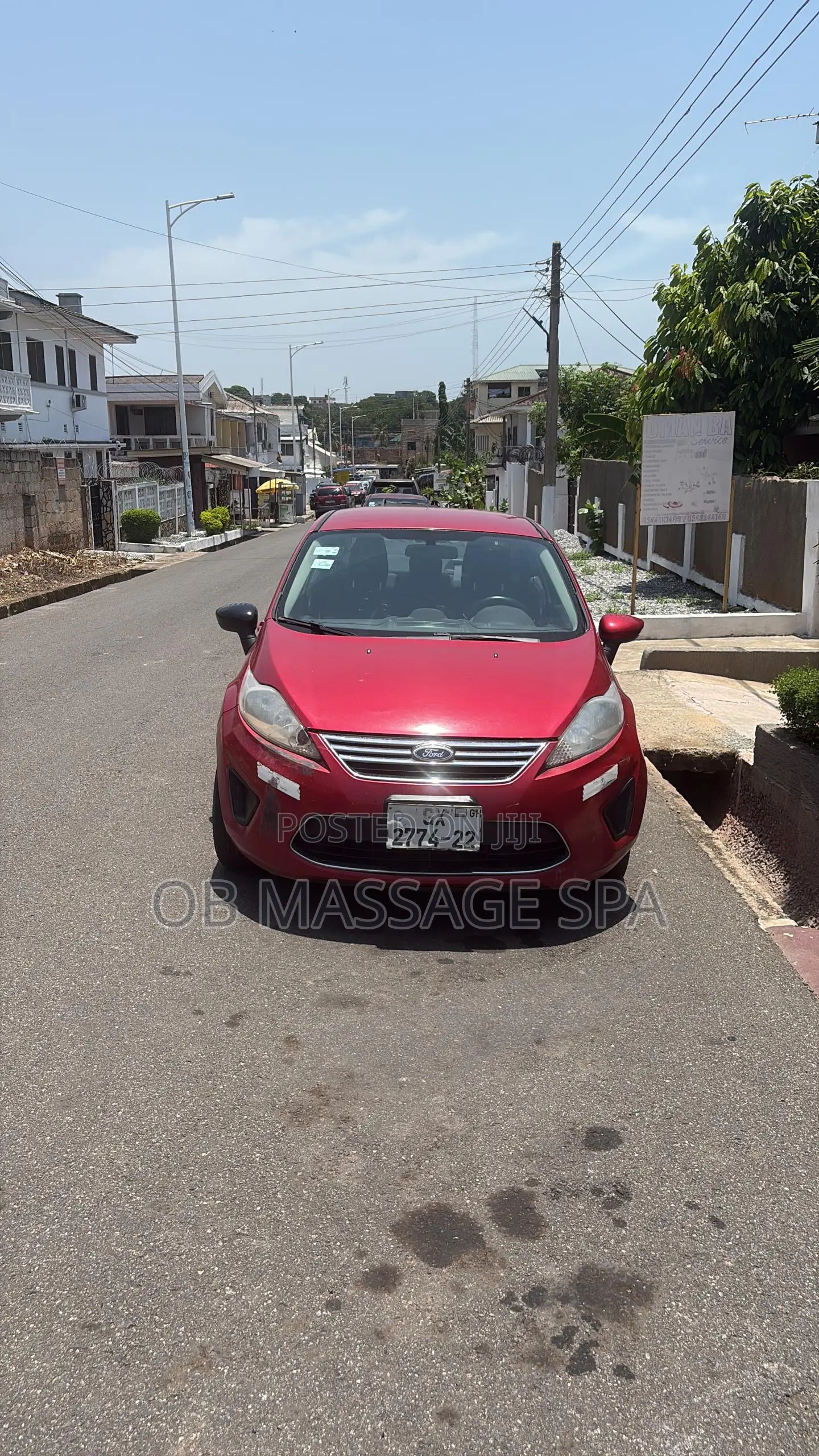 Ford Fiesta SE Sedan 2013 Red