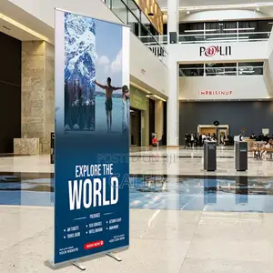Retractable Banner Stand Portable Roll