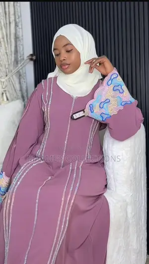 Luxury Embellished Dubai Abaya With Matching Hijab