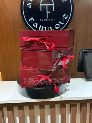 Red Small Size Gift Box