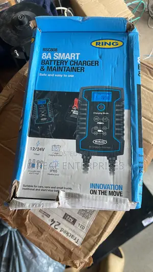 Ring 8A Smart Battery Charger and Maintainer 12V 24V Cars