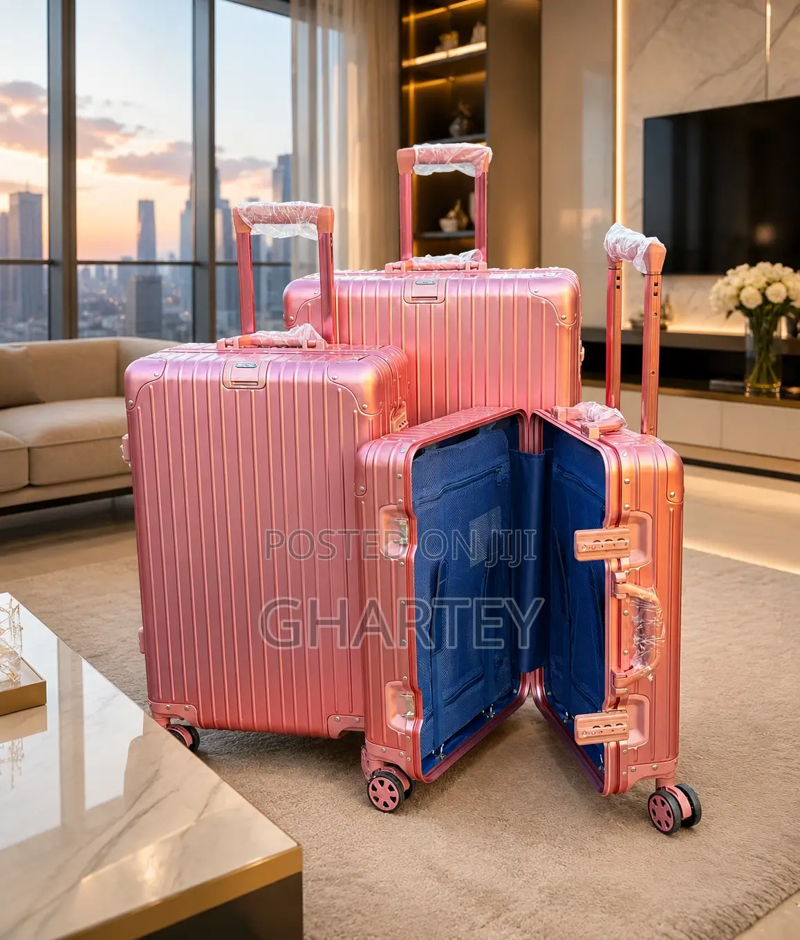 Luxury 3-Piece RIMOWA Suitcase Set – Durable, Stylish Travel Ready