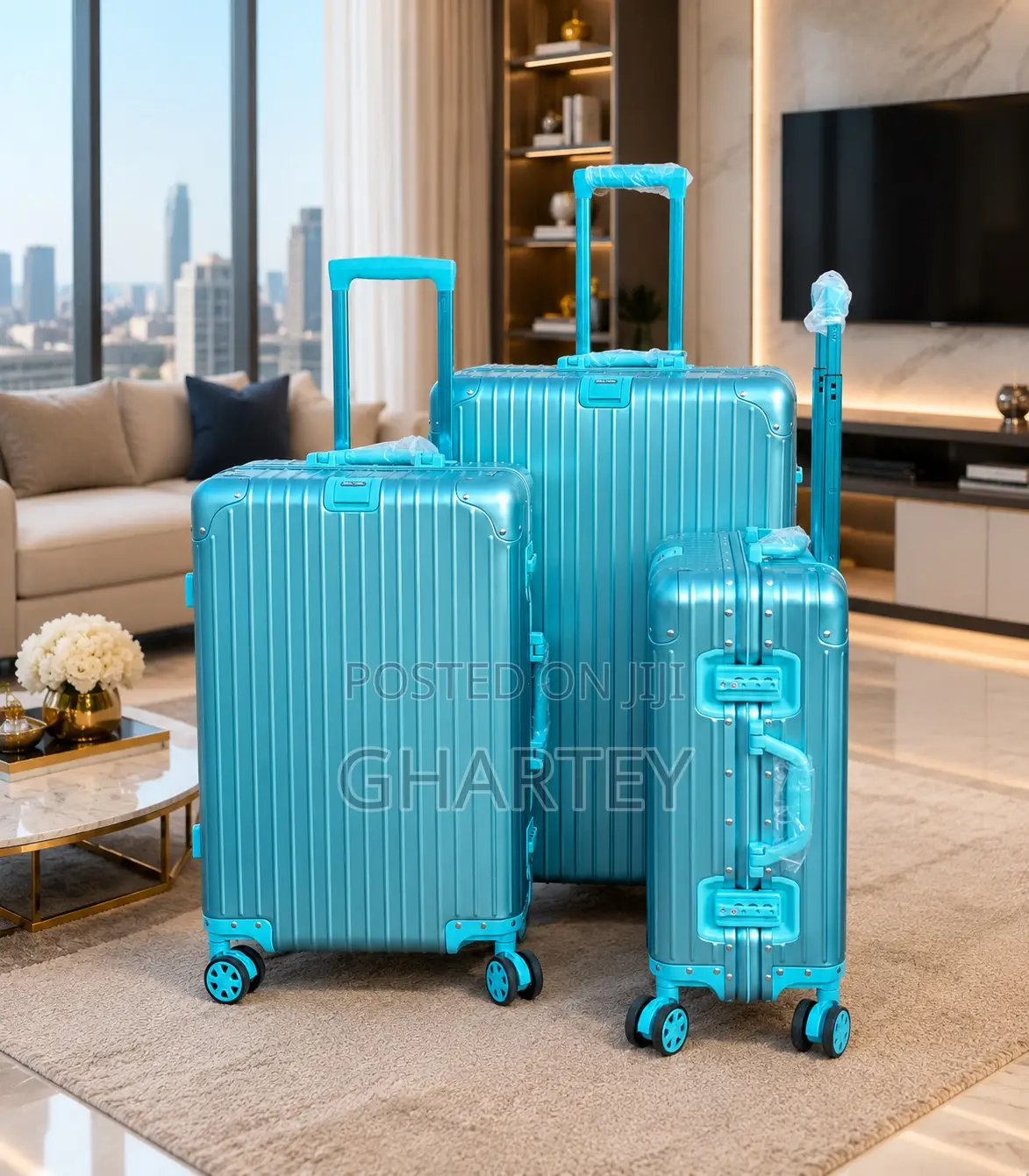 Luxury 3-Piece RIMOWA Suitcase Set – Durable, Stylish Travel Ready