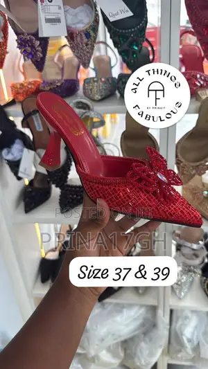 Luxe Crystal Mule Heels