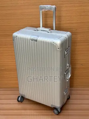 Rimowa Aluminum Lock Security Premium Suitcase. Green Silver
