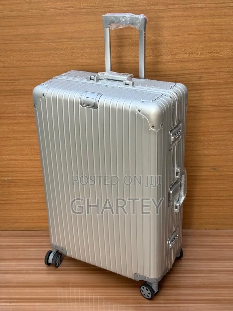 Rimowa Aluminum Lock Security Premium Suitcase. Green Silver