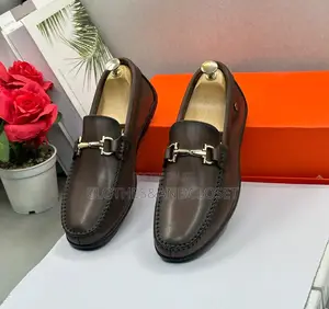 Premium Men's Leather Horsebit Loafers | Executive Slip-on Dress Shoes