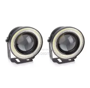 2.5" Led Auto Fog Lights Angel Eyes Cob for Jeep Cherokee Lada Offroad
