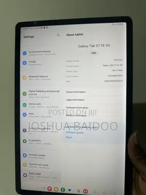 Samsung Galaxy Tab S7 FE 128 GB Black