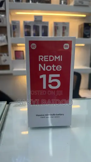 New Xiaomi Redmi Note 15 Pro 256 GB Black