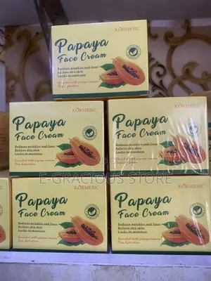 Kormesic Papaya Skincare Set – Soap, Facial Cleanser Face Cream